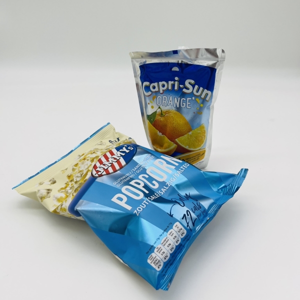 Afbeelding Popcorn en CapriSun